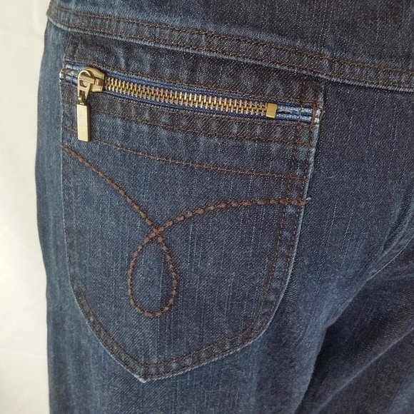 See by Chloe Dark Wash Straight Leg Blue Jeans - Picture 5 of 9